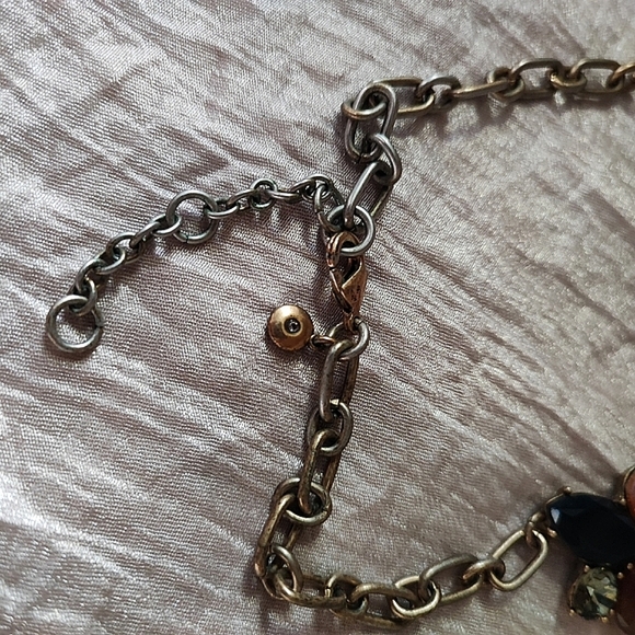 J. Crew Mega Rhinestone Collar Bone Bib Statement Necklace New With Dustbag - Picture 14 of 14